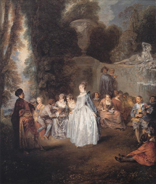 Fetes Venetiennes (mk08), Jean-Antoine Watteau